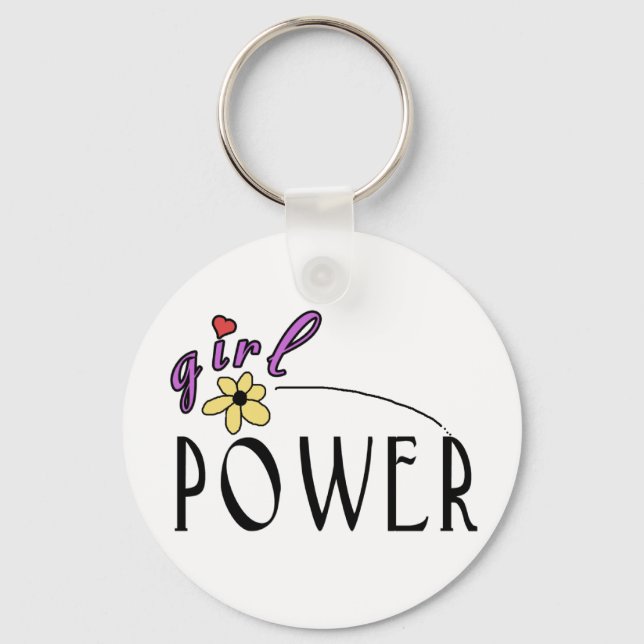 Girl Power Key Ring (Front)