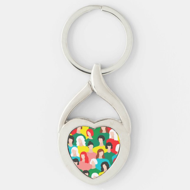 Girl power key ring (Front)