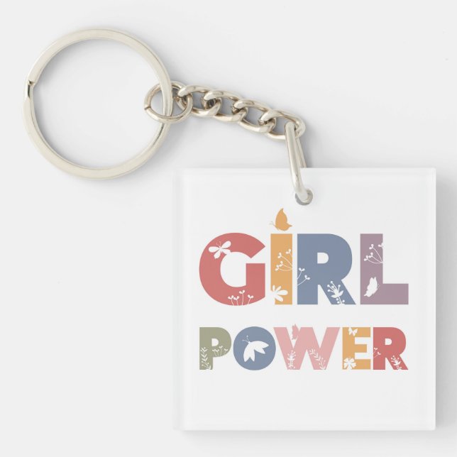 Girl Power Key Ring (Front)