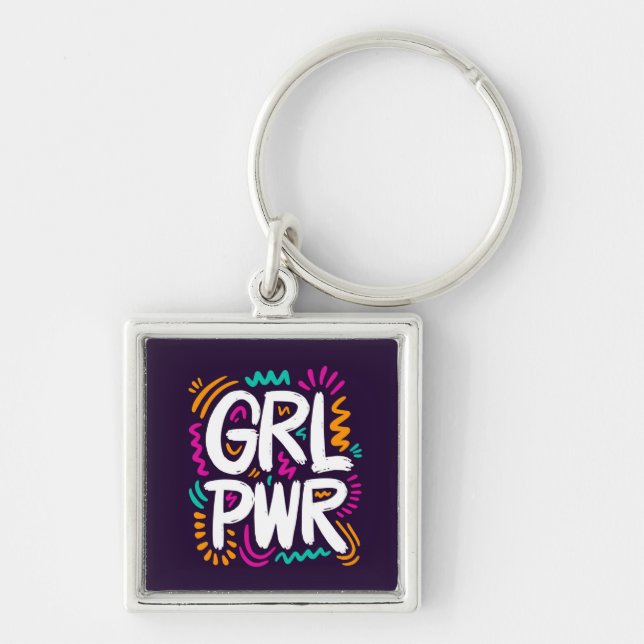 Girl Power Key Ring (Front)