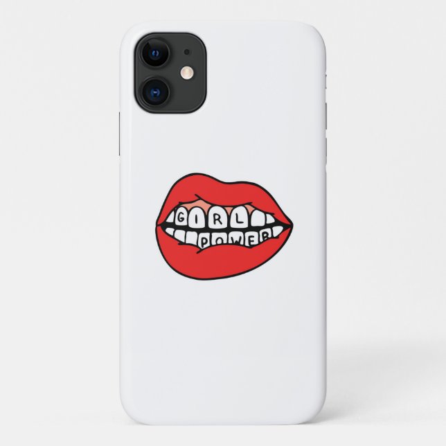 Girl Power Lips Case-Mate iPhone Case (Back)