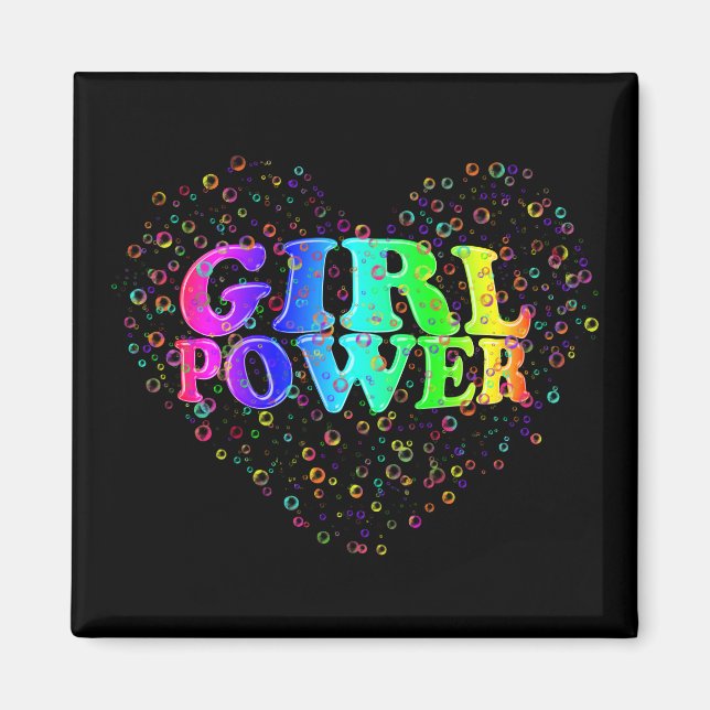 girl power! - magnet (Front)