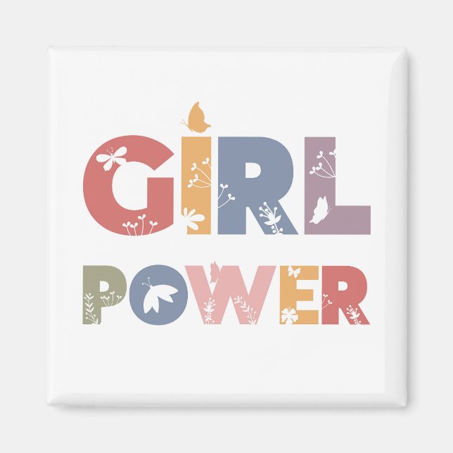 Girl Power Magnet (Front)