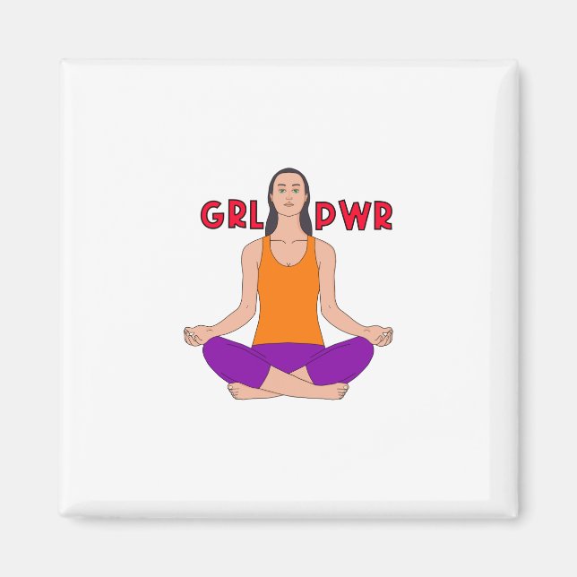 Girl Power Magnet (Front)