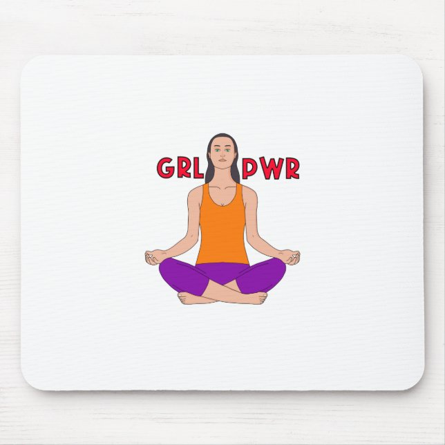 Girl Power Mouse Pad (Front)