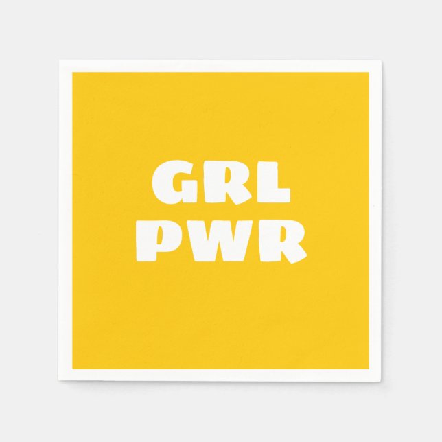 Girl Power Napkins (Front)
