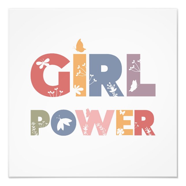 Girl Power Photo Print (Front)