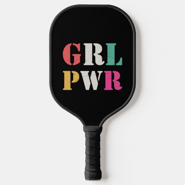 Girl Power Pickleball Paddle (Front)