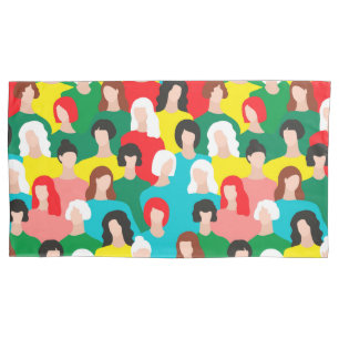 Girl power pillowcase