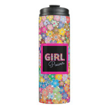 Girl Power | Pink Girly Beautiful Wildflower Women