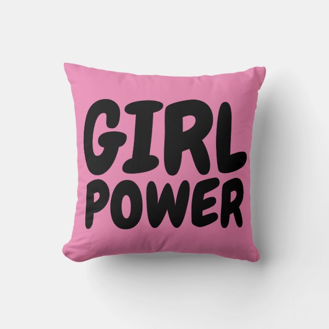 GIRL POWER PINK PILLOWS (Front)