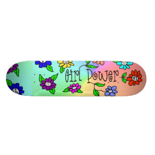 Girl Power Skateboard by Brownielocks