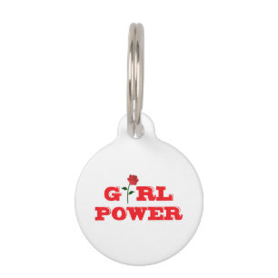 Girl Power T-Shirt - Awesome Women Female Feminist Pet Tag