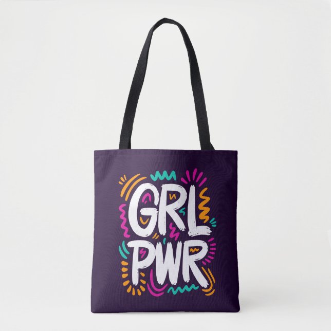 Girl Power Tote Bag (Front)
