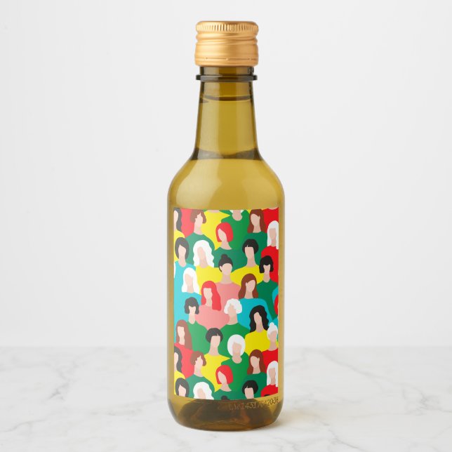 Girl power wine label (Front)