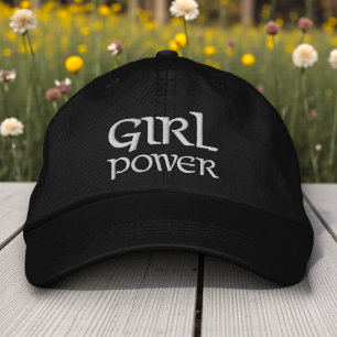Girl Power Women Empowerment Inspirational Gift Embroidered Hat