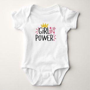 Girl Power Women's Day Baby Bodysuit