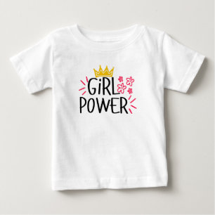 Girl Power Women's Day Baby T-Shirt