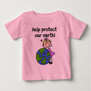 Girl Protect Our Earth Tshirts and Gifts