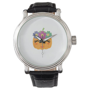 Girl Pumpkin Halloween Thanksgiving For Girls Boys Watch