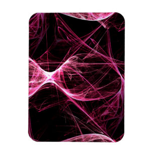 Girl Punk Rock Pink Energy Waves Magnet