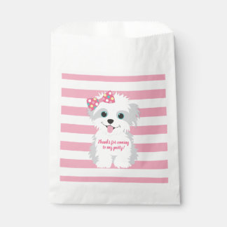Girl Puppy Birthday Party Favour Bag