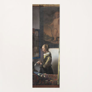 Girl Reading a Letter at an Open Window, Vermeer Yoga Mat