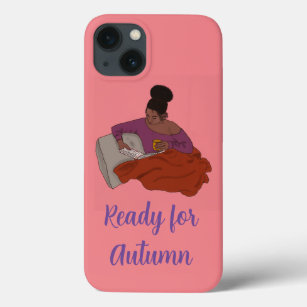 Girl Reading Book iPhone 13 Case