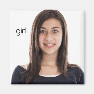 Girl Refrigerator Magnet