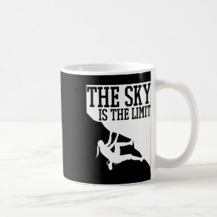 Girl Rock Climbing Mountain Climber Funny Coffee Mug