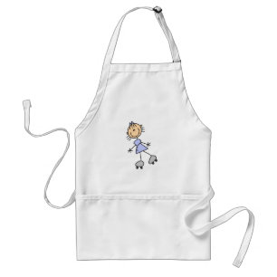 Girl Roller Skating Apron