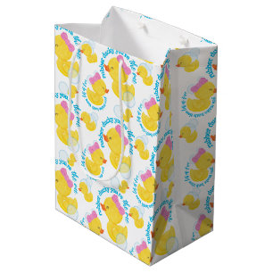 Girl Rubber Ducky You're the One Party Medium Gift Bag
