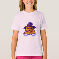 Girl’s Halloween Jack O’ Lantern