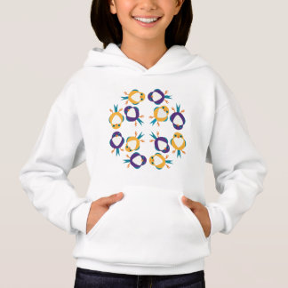 Girl’s Hooded Pullover - Birdies