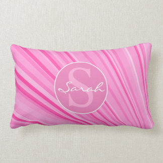 Girl’s Radiant Pink Personalised Monogram Pillow