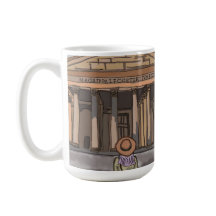 Girl s sitting front of Pantheon in Rome.