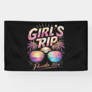 Girl’s Trip Florida 2024 Summer Beach Weekend  Banner
