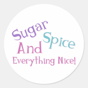 Girl Saying Classic Round Sticker