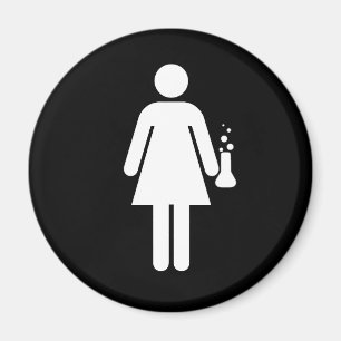 Girl Scientist Magnet