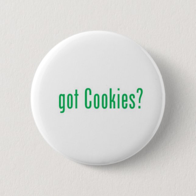 Girl Scout Cookies 6 Cm Round Badge (Front)