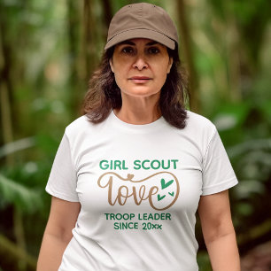 Girl Scout Love Troop Leader Custom T-Shirt