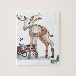 Girl Scout Moose Jigsaw Puzzle