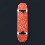 Girl Skateboard Monogram and Name<br><div class="desc">Make this Girl Skateboard Monogram and Name your own by adding your text. To access advanced editing tools,  please go to "Personalise this template" and click on "Details",  scroll down and press the "click to customise further" link. Perfect for any celebration and occasion as a Girl gift!</div>