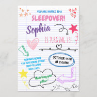 Girl Sleepover Party Teen Kids Slumber Birthday