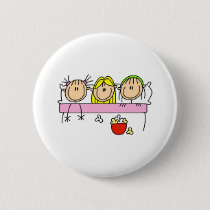 Girl Slumber Party Button