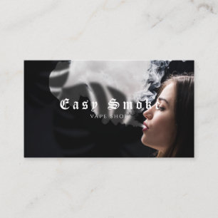 Girl Smoke Vape Shop Business Card