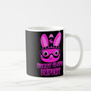 Girl Snow Skiing Snowboarding Beginner Bunny Slope Coffee Mug