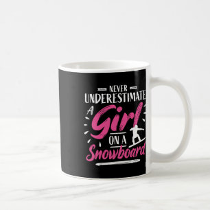 Girl Snowboarding - Snowboard  Coffee Mug