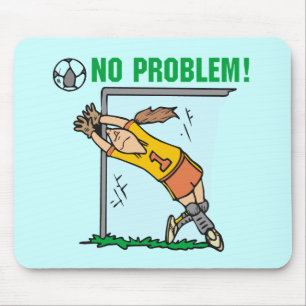 Girl Soccer Goalie T-shirts and Gifts Mouse Pad