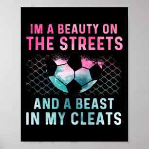 Girl Soccer Player Gifts Team Cleats Mom Goalie Ca Poster